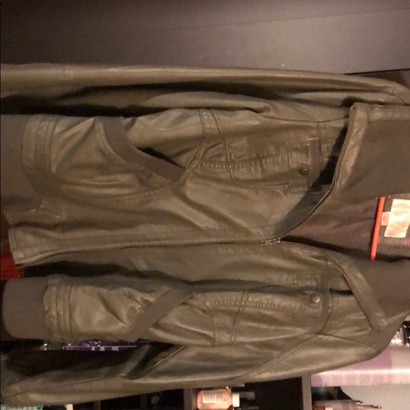 Xhilaration Jackets & Blazers - Grey  pleather jacket